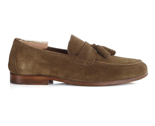 Mocasines Tassel de Ante Color Camel