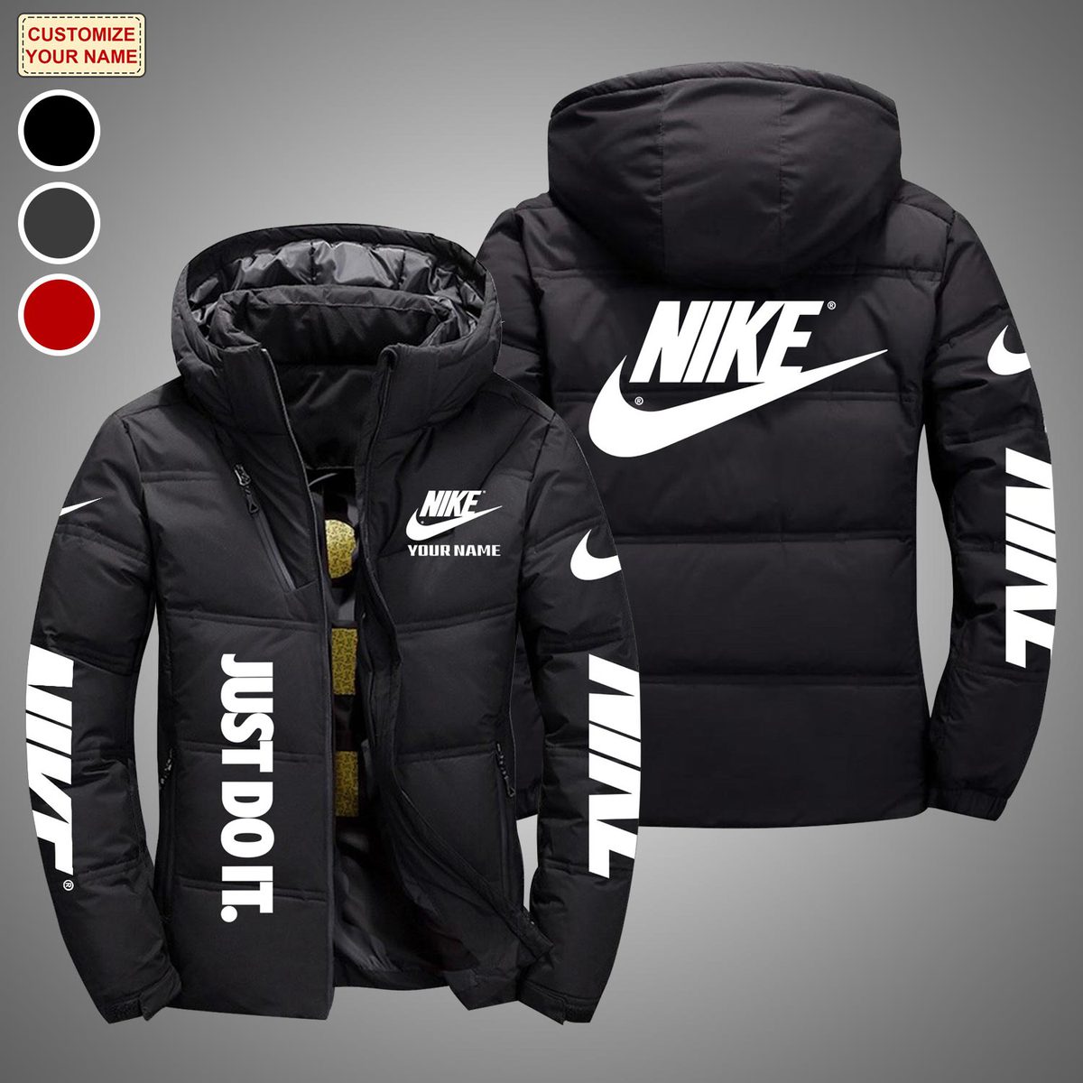Nike| fur jacket